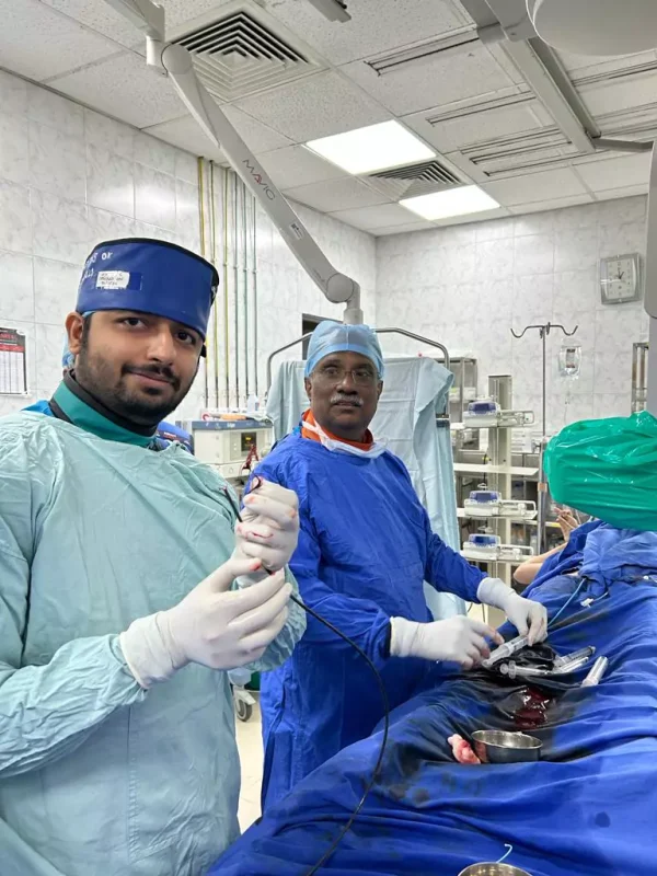 Dr Anesh Jain with Dr C N Makhale